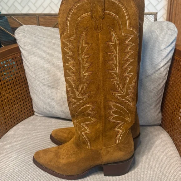 Tecovas The Abby Suede Sienna - Picture 5 of 8